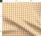 Retro Checkered Orange Yellow Houndstooth Coordinates Pattern Abstract Vintage Custom Printed Fabric by Spoonflower Various Fabrics by the Yard or Fat Quarter